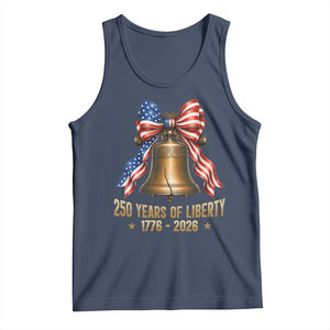 250 Years Of Liberty Tank Top American Heritage Bell Graphic