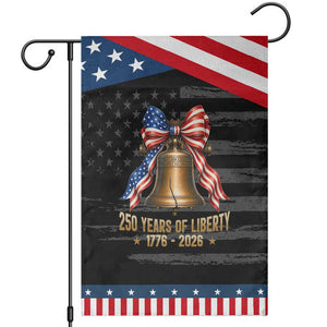250 Years Of Liberty Patriotic Garden Flag American Heritage Bell Graphic