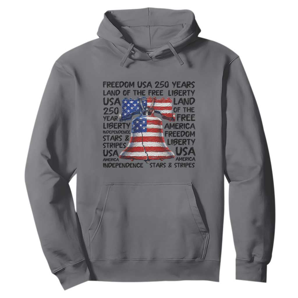 250 Years Of Freedom Hoodie Red White Blue Liberty Bell