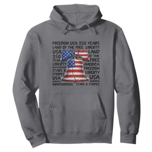 250 Years Of Freedom Hoodie Red White Blue Liberty Bell