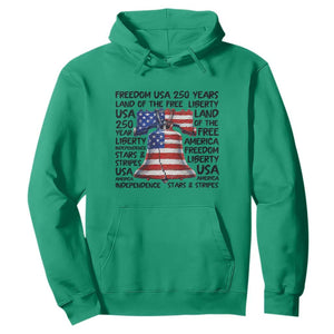 250 Years Of Freedom Hoodie Red White Blue Liberty Bell