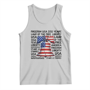 250 Years Of Freedom Tank Top Red White Blue Liberty Bell