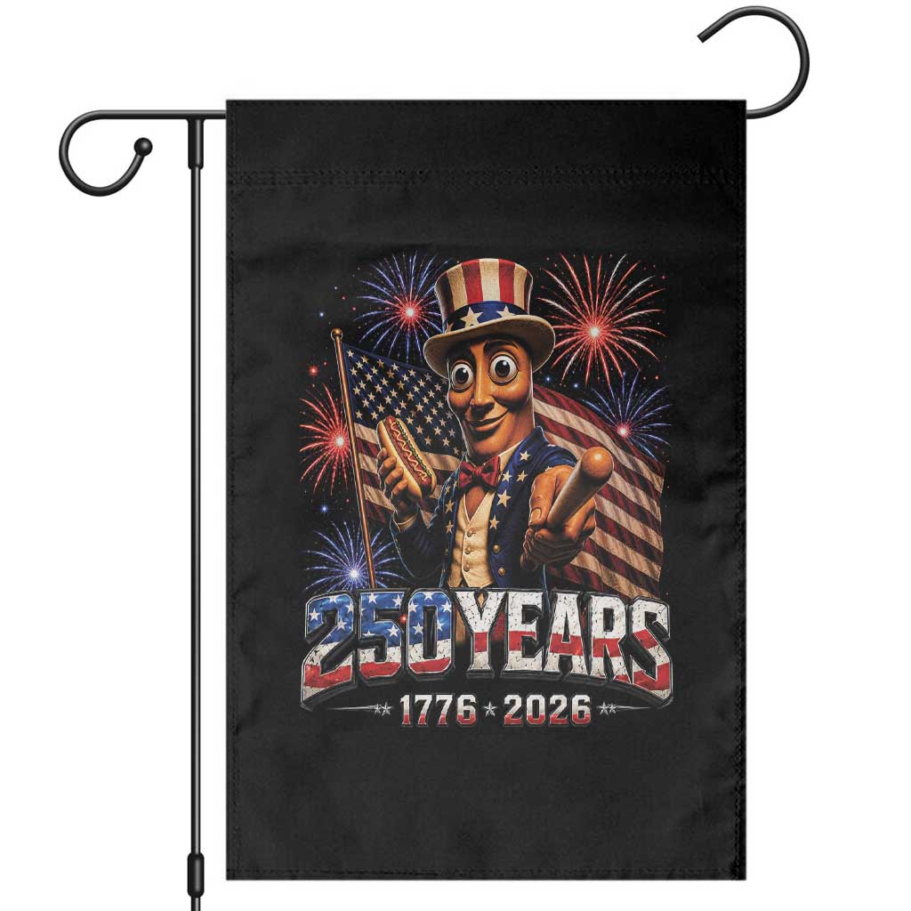 USA 250th Anniversary Tung Tung Sahur Garden Flag Funny American Anniversary Celebration