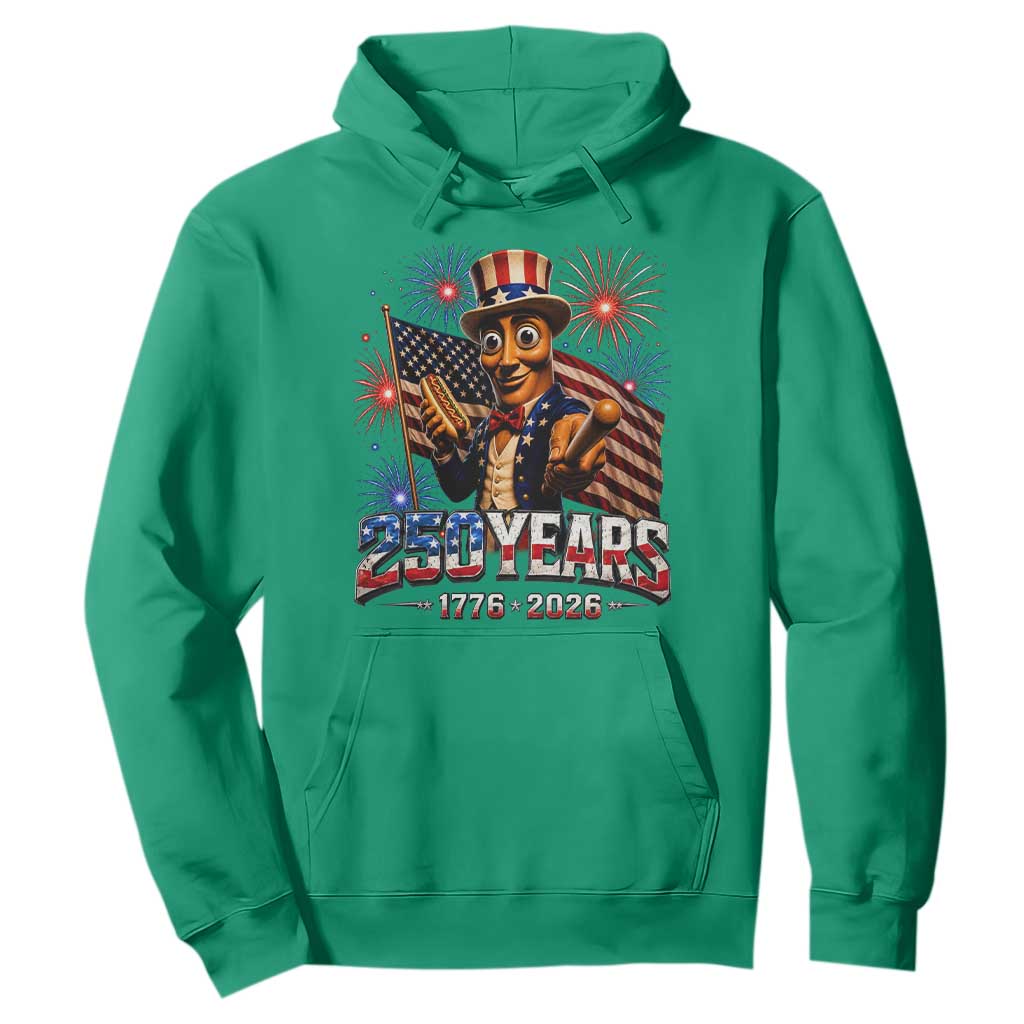 USA 250th Anniversary Tung Tung Sahur Hoodie Funny American Anniversary Celebration