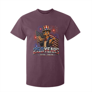 USA 250th Anniversary Tung Tung Sahur T Shirt For Kid Funny American Anniversary Celebration