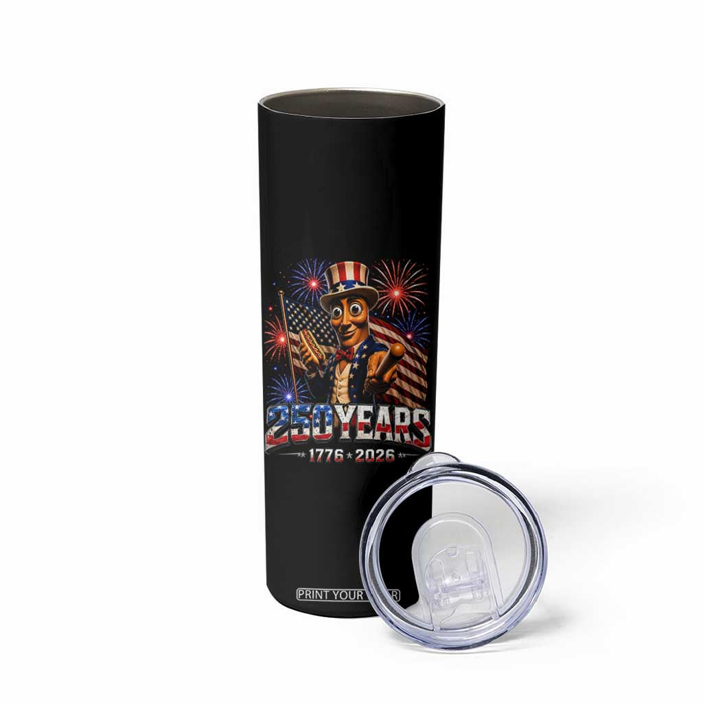USA 250th Anniversary Tung Tung Sahur Skinny Tumbler Funny American Anniversary Celebration TS12 Print Your Wear
