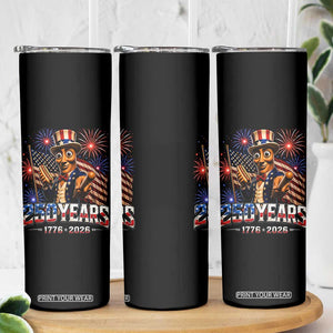 USA 250th Anniversary Tung Tung Sahur Skinny Tumbler Funny American Anniversary Celebration TS12 Print Your Wear