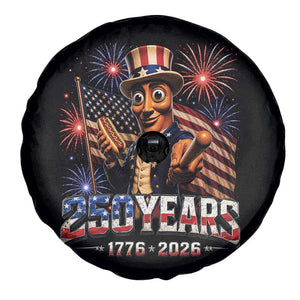 USA 250th Anniversary Tung Tung Sahur Spare Tire Cover Funny American Anniversary Celebration TS12 Print Your Wear