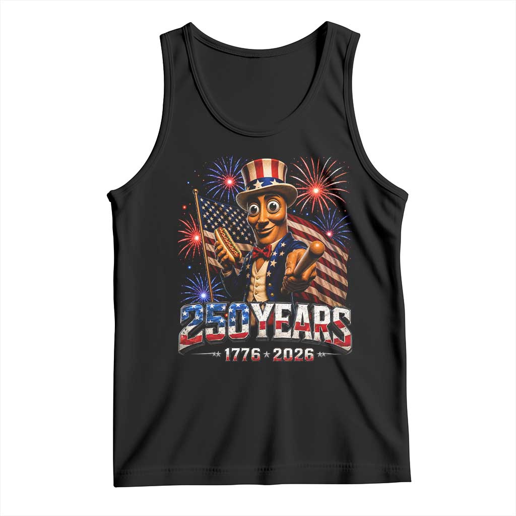 USA 250th Anniversary Tung Tung Sahur Tank Top Funny American Anniversary Celebration