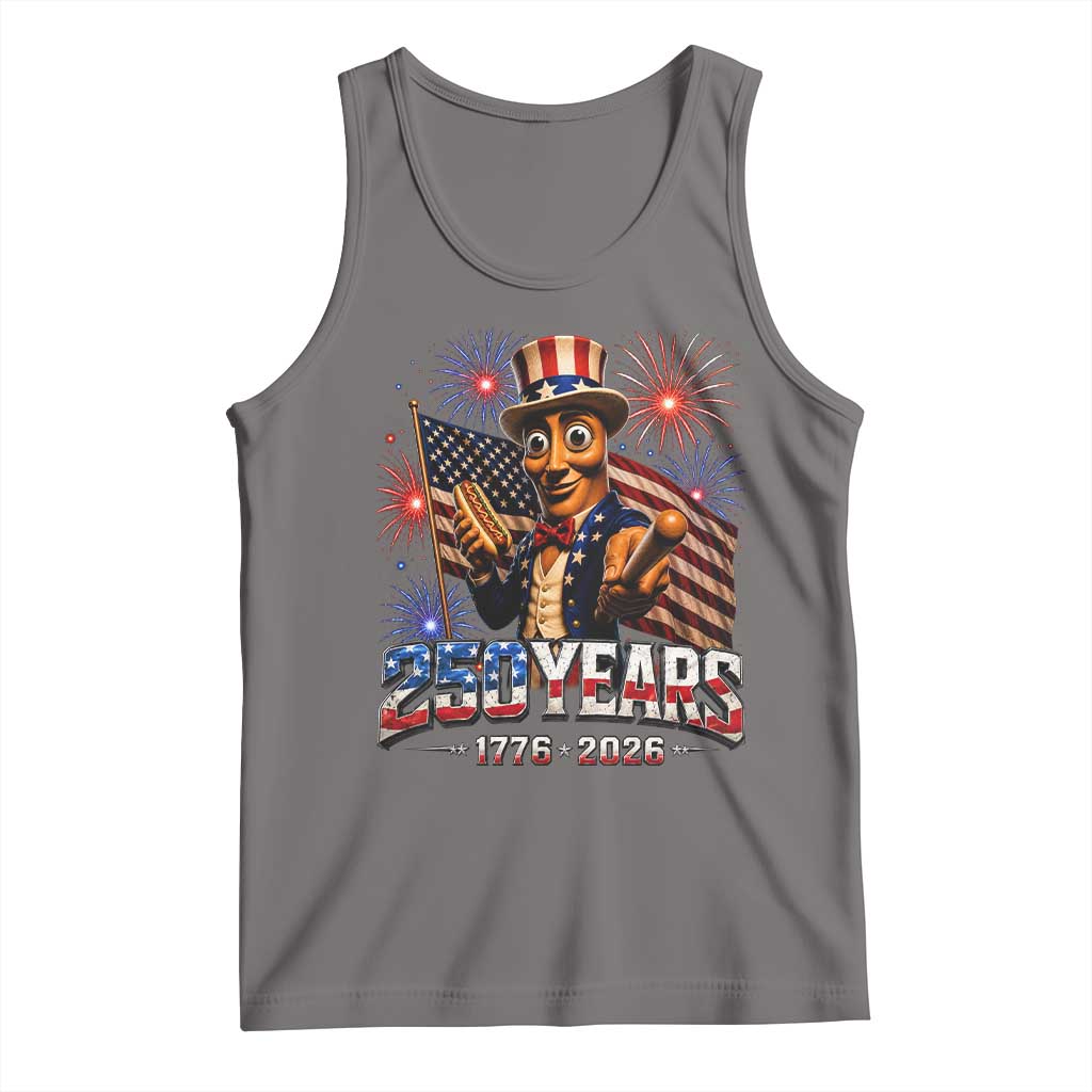 USA 250th Anniversary Tung Tung Sahur Tank Top Funny American Anniversary Celebration