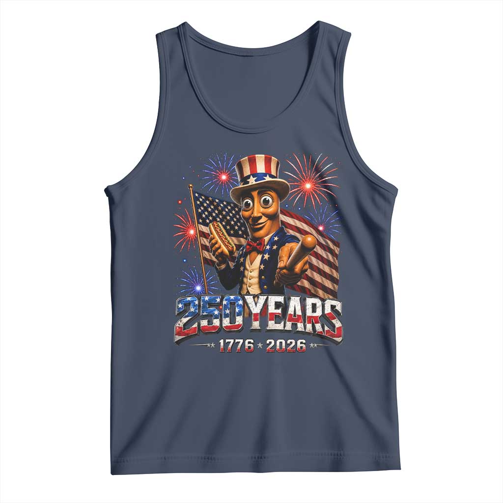 USA 250th Anniversary Tung Tung Sahur Tank Top Funny American Anniversary Celebration
