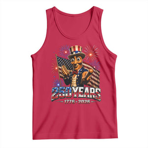 USA 250th Anniversary Tung Tung Sahur Tank Top Funny American Anniversary Celebration