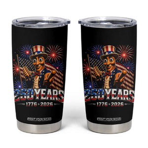 USA 250th Anniversary Tung Tung Sahur Tumbler Cup Funny American Anniversary Celebration