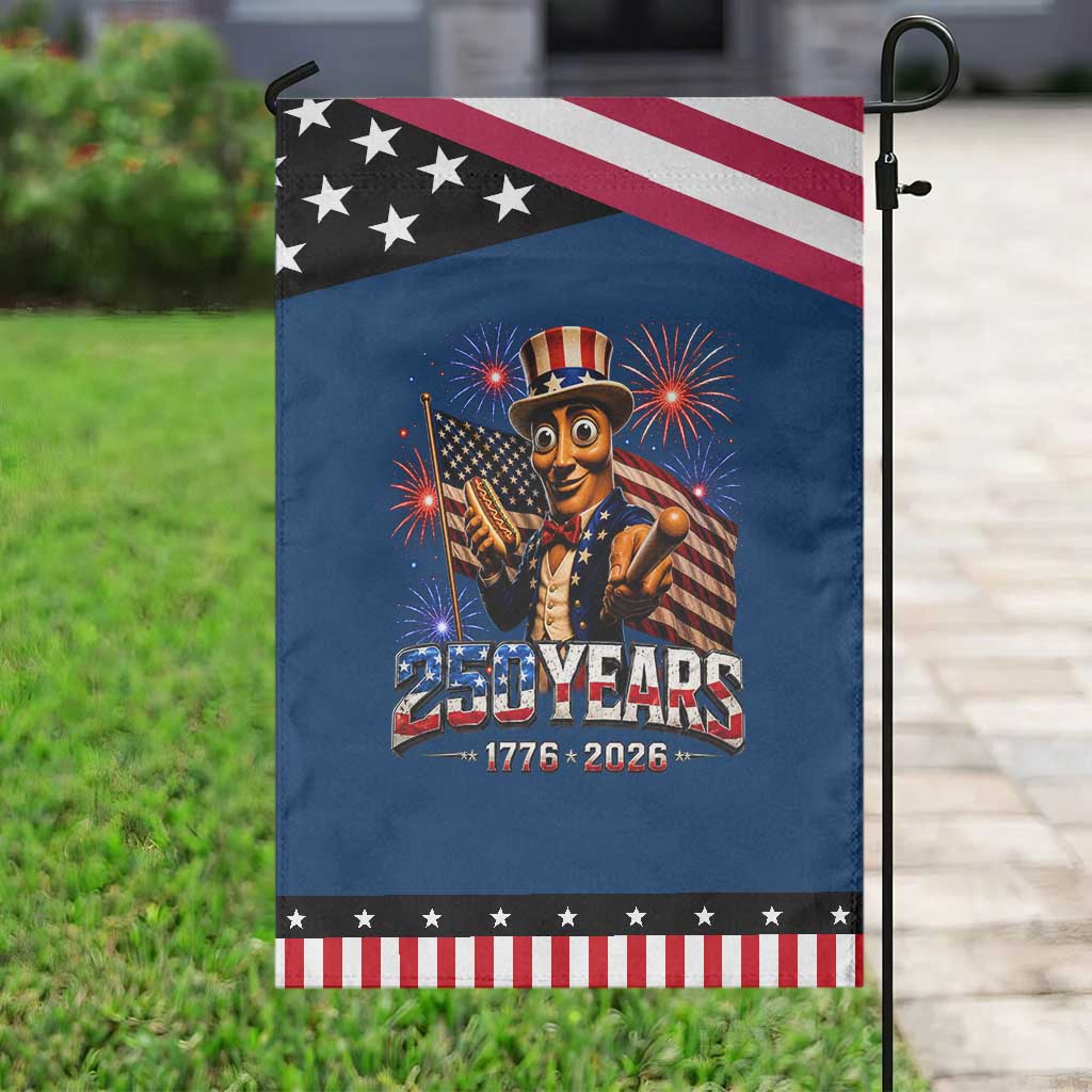 USA 250th Anniversary Tung Tung Sahur Patriotic Garden Flag Funny American Anniversary Celebration