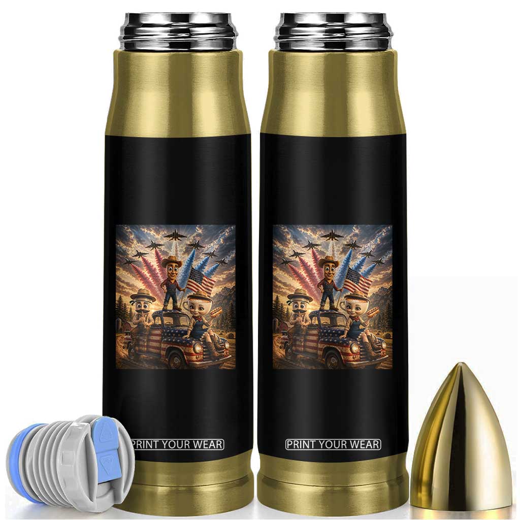 Patriotic Italian Brainrot Farmer Meme Bullet Tumbler Funny USA Freedom Jet Fighter Graphic