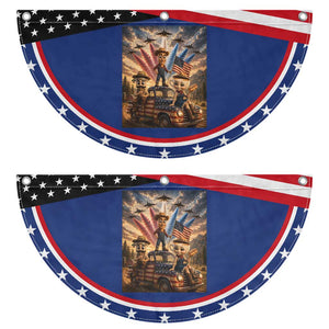 Italian Brainrot Farmer Meme Patriotic Fan Flag Funny USA Freedom Jet Fighter Graphic TS12 2pcs pack Classic Navy Print Your Wear