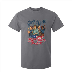 USA 250th Anniversary Feminist T Shirt For Kid Girls Will Be Girls