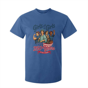 USA 250th Anniversary Feminist T Shirt For Kid Girls Will Be Girls