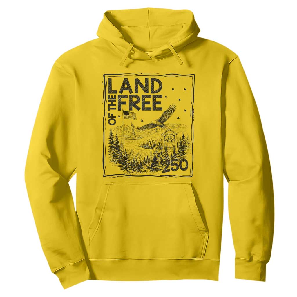 Vintage USA 250 Patriotic Pride Hoodie Land Of The Free