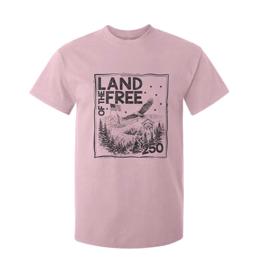 Vintage USA 250 Patriotic Pride T Shirt For Kid Land Of The Free