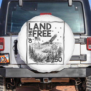 USA America 250 Patriotic Pride Spare Tire Cover Land Of The Free