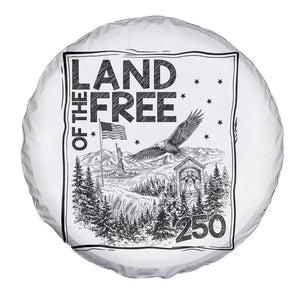 USA America 250 Patriotic Pride Spare Tire Cover Land Of The Free