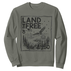 Vintage USA 250 Patriotic Pride Sweatshirt Land Of The Free