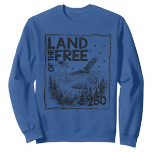 Vintage USA 250 Patriotic Pride Sweatshirt Land Of The Free