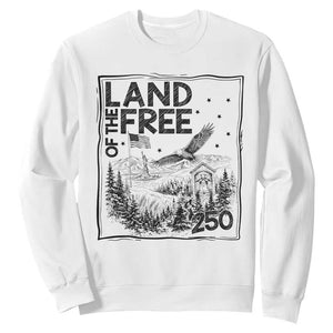 Vintage USA 250 Patriotic Pride Sweatshirt Land Of The Free
