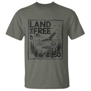Vintage USA 250 Patriotic Pride T Shirt Land Of The Free TS12 Print Your Wear
