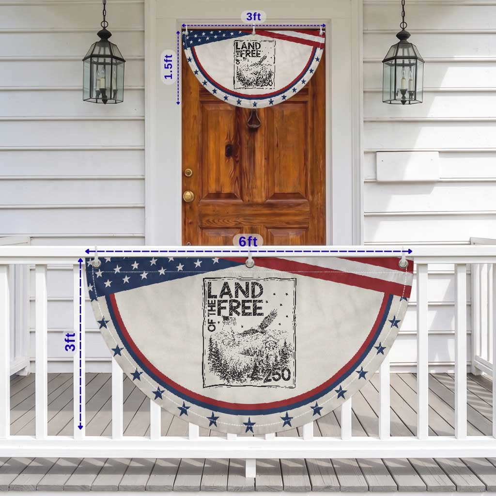 Vintage USA 250 Pride Patriotic Fan Flag Land Of The Free