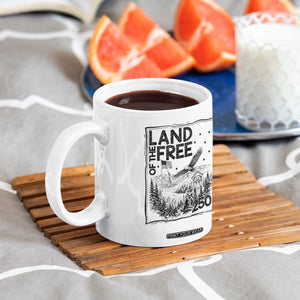 Vintage USA 250 Patriotic Pride Coffee Mug Land Of The Free