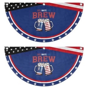 American Flag Beer Lover Patriotic Fan Flag Red White And Brew