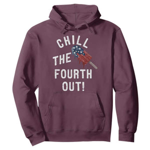 American Flag Popsicle Hoodie Chill The Fourth Out