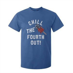 American Flag Popsicle T Shirt For Kid Chill The Fourth Out
