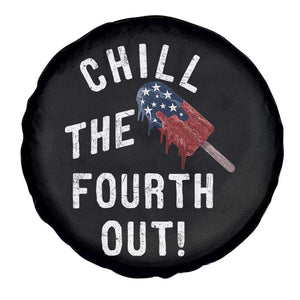 American Flag Popsicle Spare Tire Cover Chill The Fourth Out