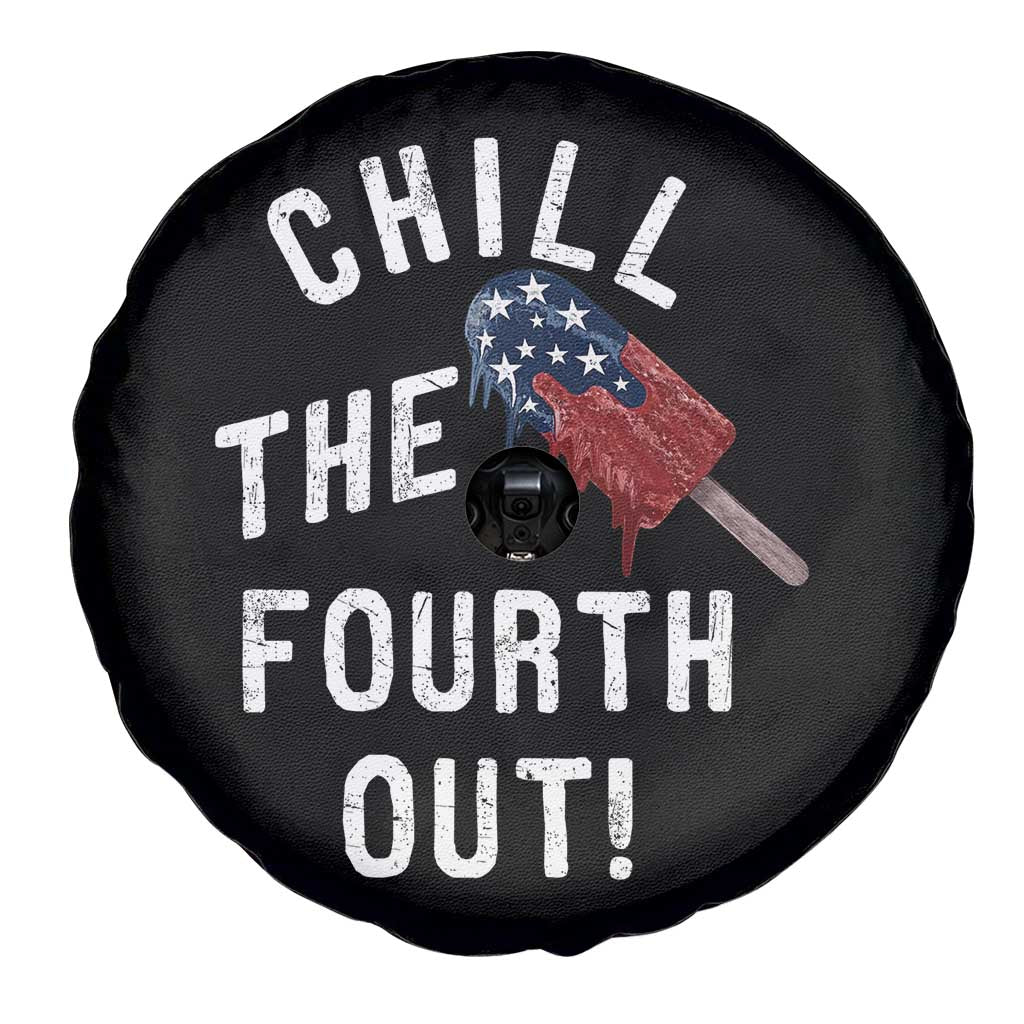 American Flag Popsicle Spare Tire Cover Chill The Fourth Out