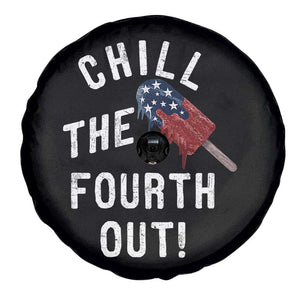 American Flag Popsicle Spare Tire Cover Chill The Fourth Out