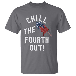 American Flag Popsicle T Shirt Chill The Fourth Out