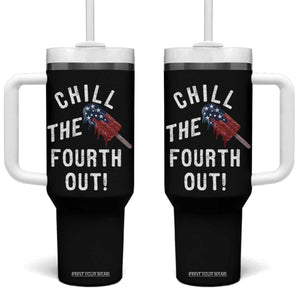 American Flag Popsicle Tumbler With Handle Chill The Fourth Out