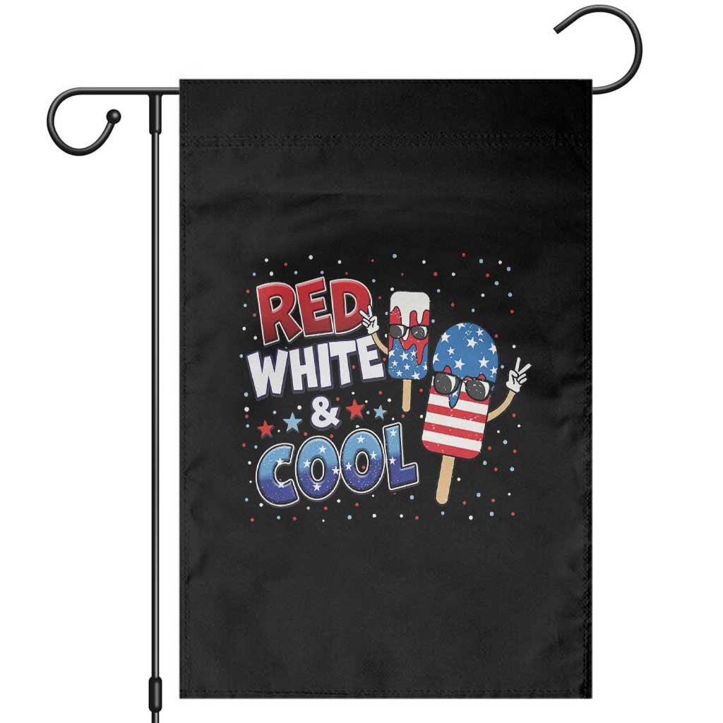 American Flag Popsicle Garden Flag Red White And Cool