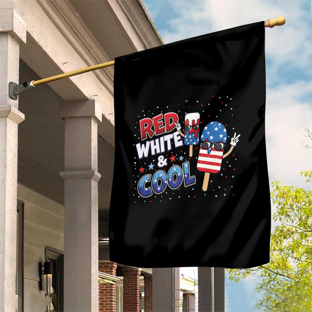 American Flag Popsicle Garden Flag Red White And Cool