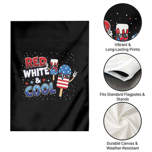 American Flag Popsicle Garden Flag Red White And Cool