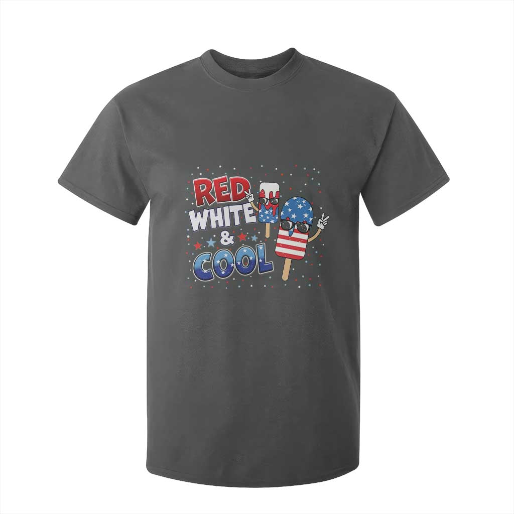 American Flag Popsicle T Shirt For Kid Red White And Cool
