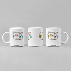 Funny Duck 4th Of July Coffee Mug Did Someone Say Firequacker