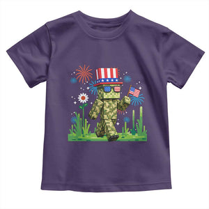 4th Of July Gamer Toddler T Shirt Pixel Art US Flag Gaming