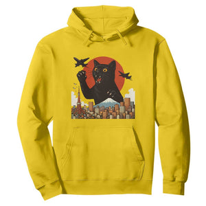 Funny Giant Cat Monster Roaring Tokyo Japan Hoodie TS12 Daisy Print Your Wear