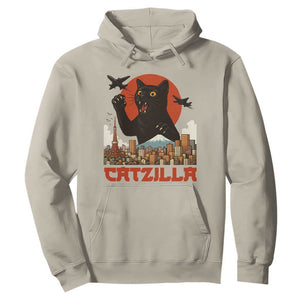 Catzilla Hoodie Funny Giant Cat Monster Roaring Tokyo Japan TS12 Sand Print Your Wear