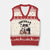 Cute Catzilla V-Neck Knit Sweater Vest The Ruler Of All Cute And Destructive Funny TS12 Beige Red Print Your Wear