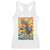 Catzilla Racerback Tank Top Kawaii Cat Monster Japanese Sun Wave Art TS12 White Print Your Wear